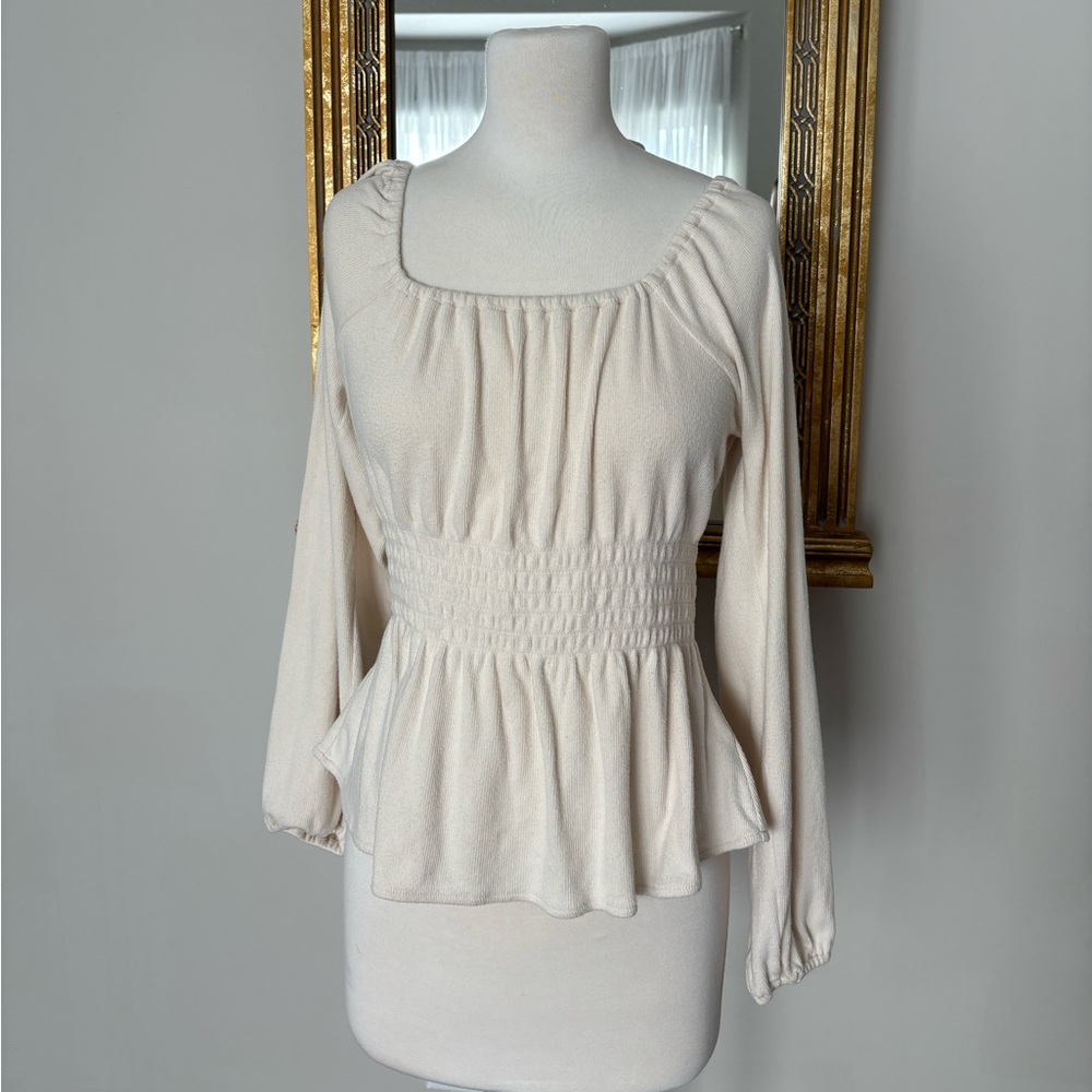 Madewell Cream Top